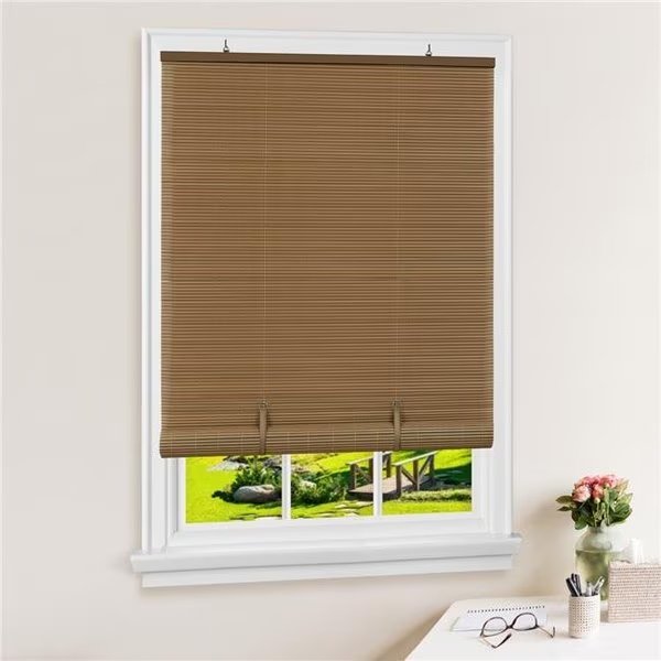 Achim SOCO60WD06 60 x 72 in. Cordless Solstice Vinyl Roll-Up Blind; Woodtone, Achim Importing, Mfr#: SOCO60WD06